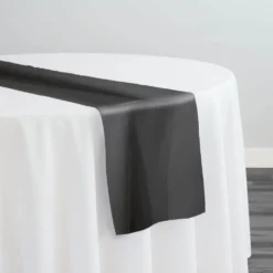 Scuba (Wrinkle-Free) Table Runner in Charcoal