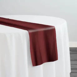 Scuba (Wrinkle-Free) Table Runner in Burgundy