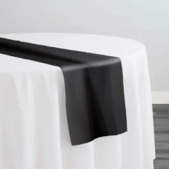 Scuba (Wrinkle-Free) Table Runner in Black