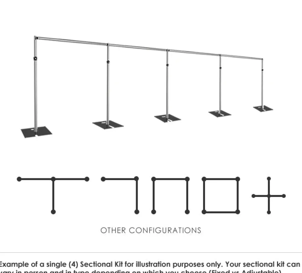 4 Section (28-48 FT Wide)