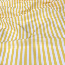 Seersucker (Poly Print) Table Linen in Yellow