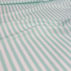 Seersucker (Poly Print) Table Napkin in Teal Green