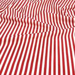Seersucker (Poly Print) Table Napkin in Red