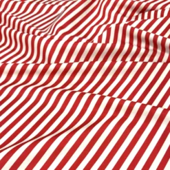 Seersucker (Poly Print) Table Napkin in Red