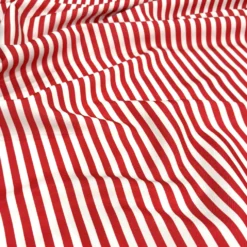 Seersucker (Poly Print) Table Napkin in Red