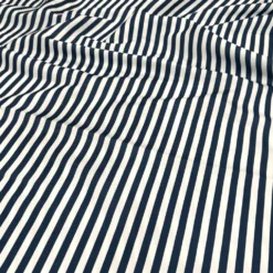 Seersucker (Poly Print) Table Napkin in Navy