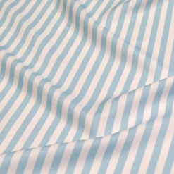 Seersucker (Poly Print) Table Runner in Lt Blue