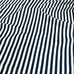 Seersucker (Poly Print) Table Runner in Navy