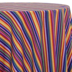 Serape Stripe (Knit-Look) Table Linen