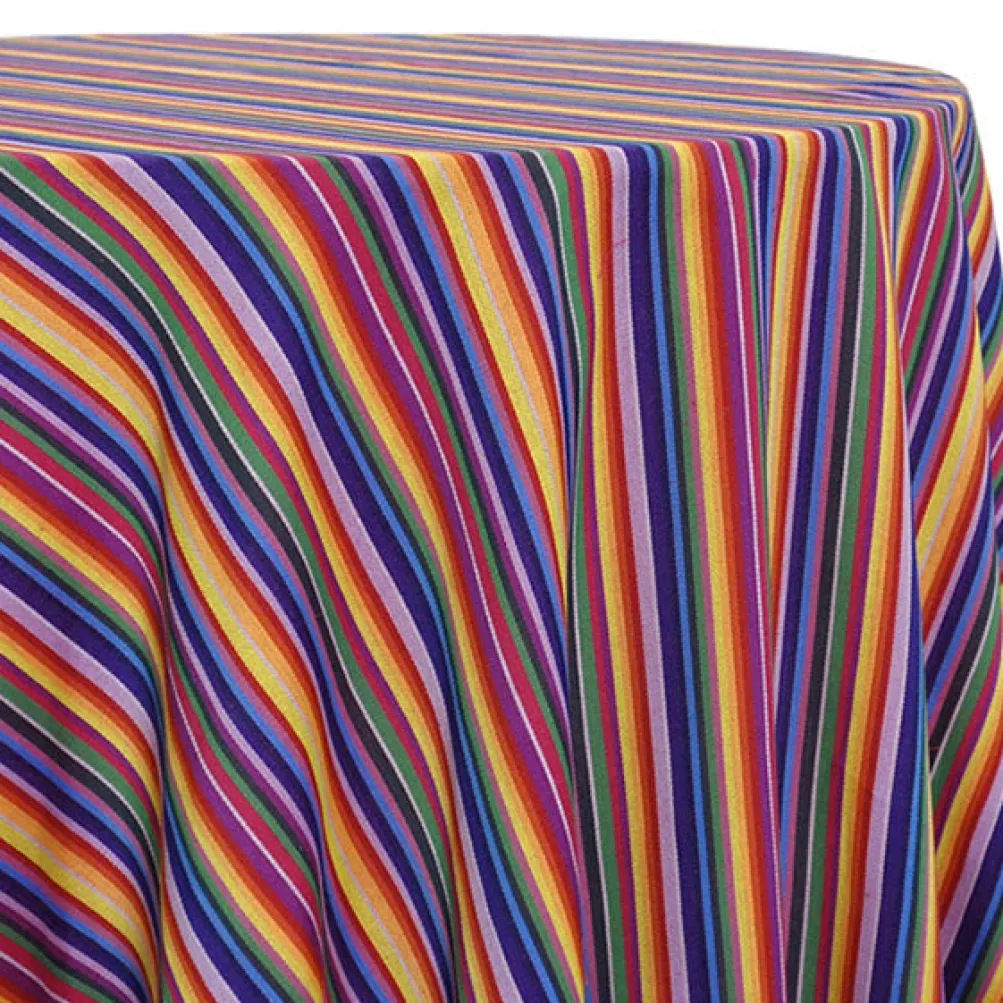 Serape Stripe (Knit-Look) Table Linen