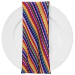 Serape Stripe (Knit-Look) Table Napkin