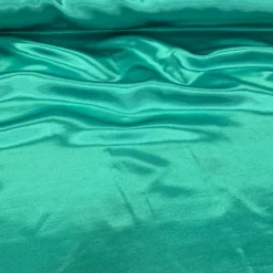 Shantung Satin (Reversible) Table Linen in Teal Green