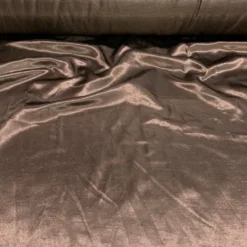 Shantung Satin (Reversible) Table Linen in Brown