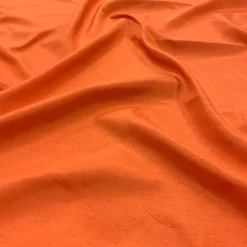 Shantung Satin (Reversible) Table Linen in Persimmon