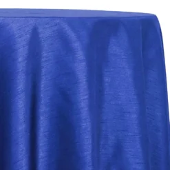 Shantung Satin (Reversible) Table Linen in Royal