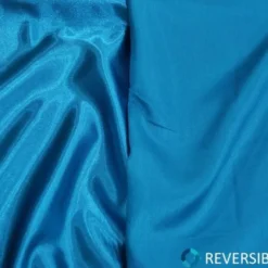 Shantung Satin (Reversible) Table Linen in Turquoise