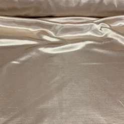 Shantung Satin (Reversible) Table Linen in Champagne