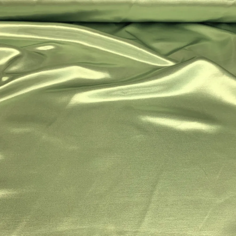 Shantung Satin (Reversible) Table Linen in Sage