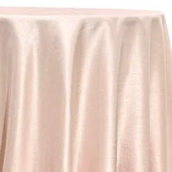 Shantung Satin (Reversible) Table Linen in Blush