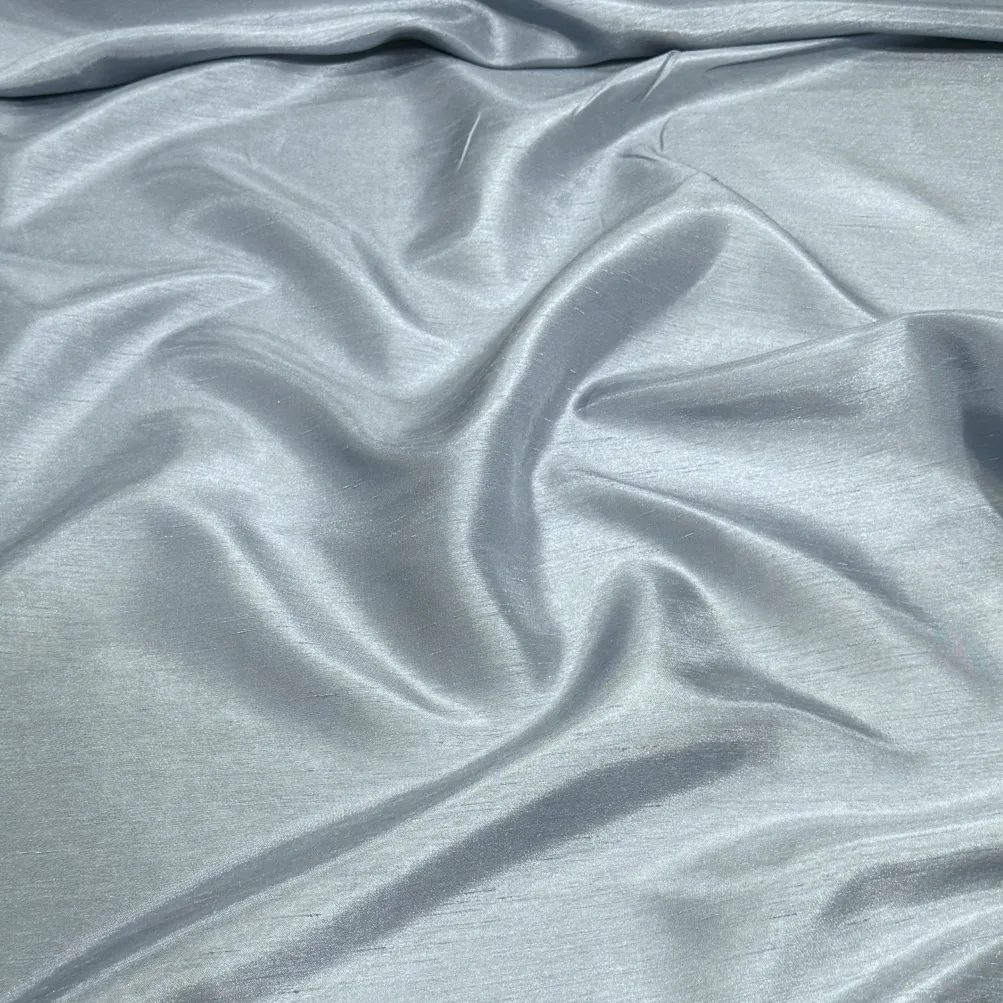 Shantung Satin (Reversible) Table Linen in Copen Perry