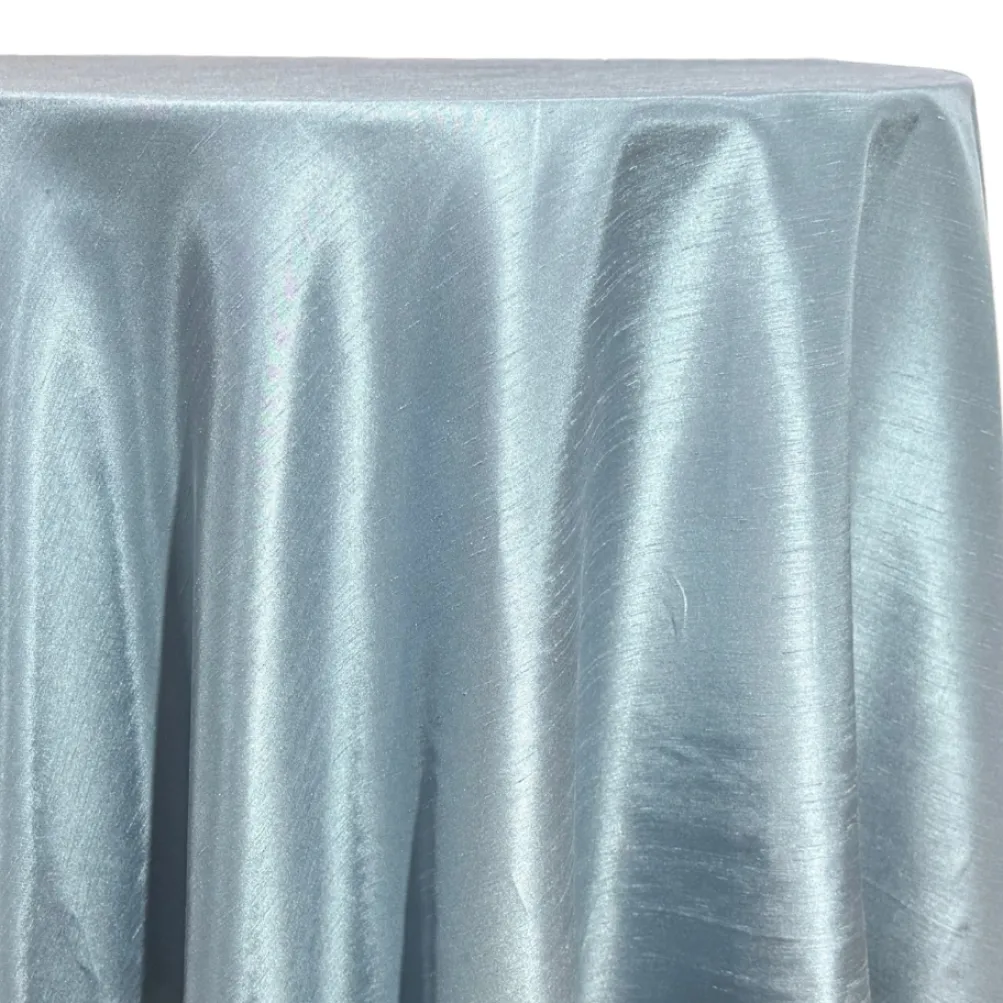 Shantung Satin (Reversible) Table Linen in Copen Perry