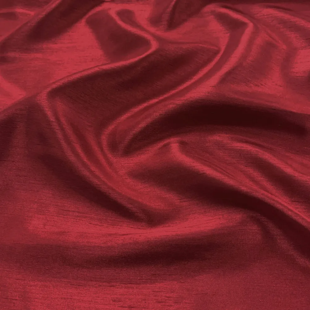 Shantung Satin (Reversible) Table Runner in Burgundy