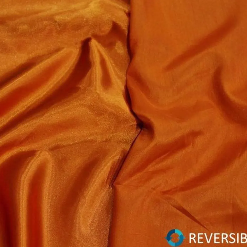 Shantung Satin (Reversible) Table Runner in Rust