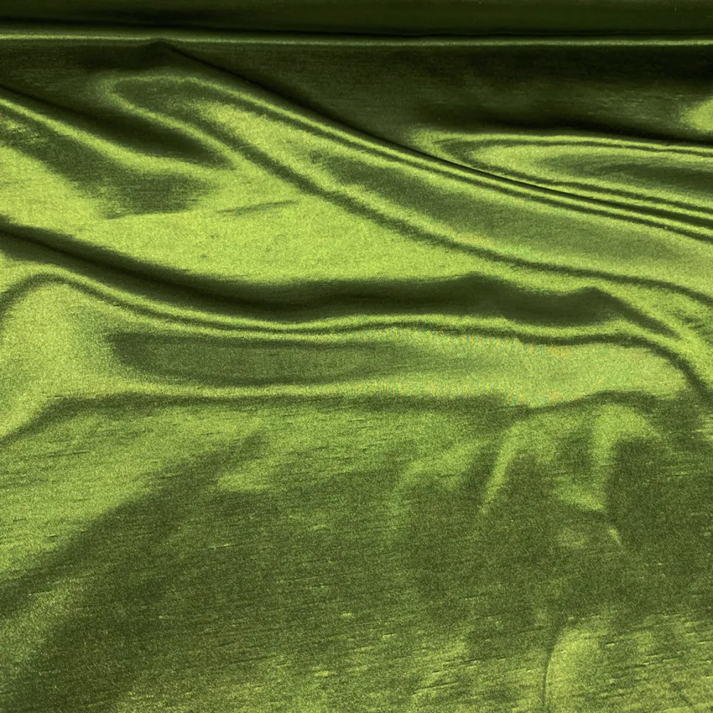 Shantung Satin (Reversible) Table Runner in Olive
