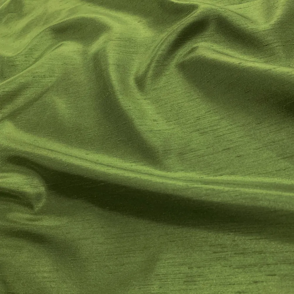 Shantung Satin (Reversible) Table Runner in Olive