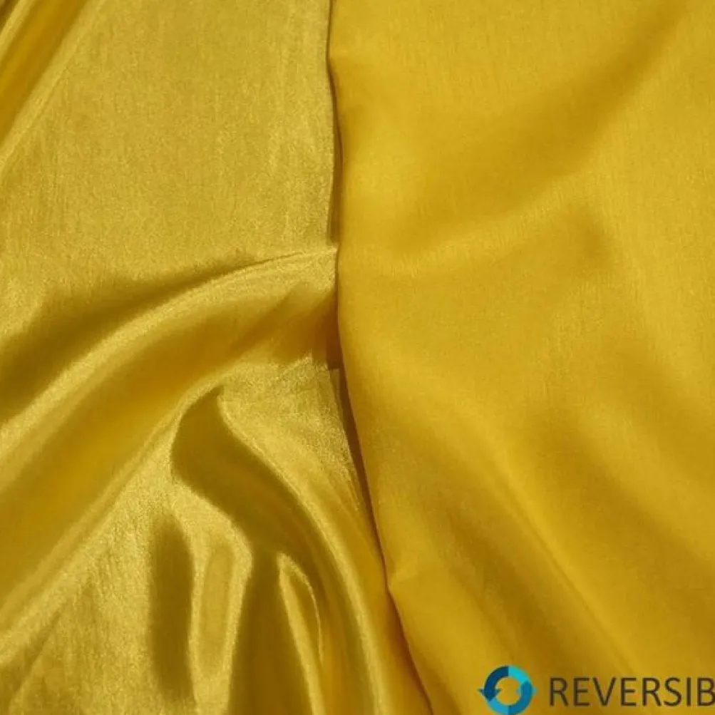 Shantung Satin (Reversible) Table Runner in Yellow