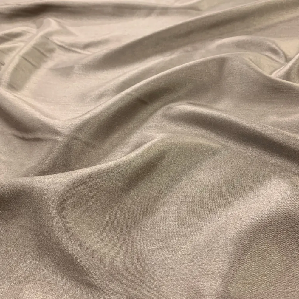 Shantung Satin (Reversible) Table Runner in Mocha