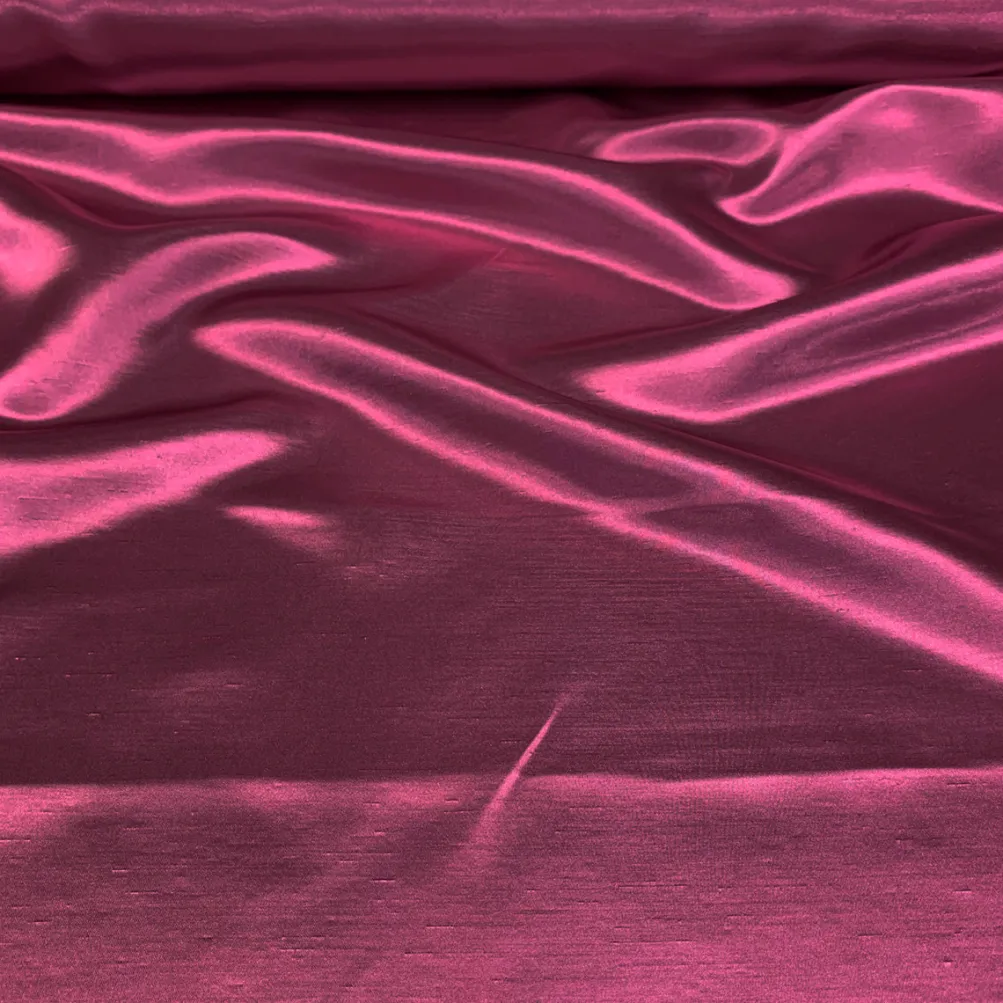 Shantung Satin (Reversible) Table Runner in Magenta