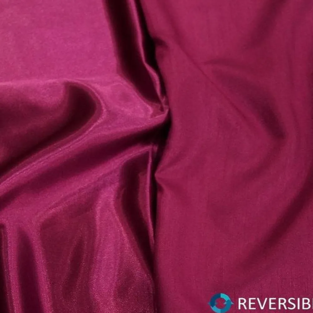 Shantung Satin (Reversible) Table Runner in Magenta