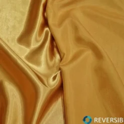 Shantung Satin (Reversible) Table Runner in Gold Lt