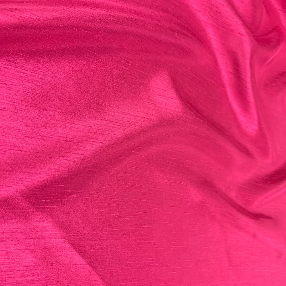 Shantung Satin (Reversible) Table Runner in Fuchsia