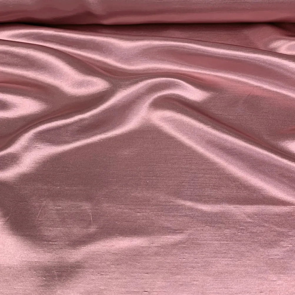 Shantung Satin (Reversible) Table Runner in Dusty Rose