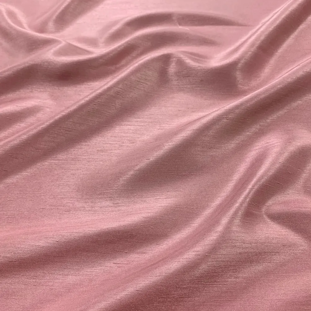 Shantung Satin (Reversible) Table Runner in Dusty Rose
