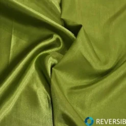 Shantung Satin (Reversible) Table Linen in Willow Green