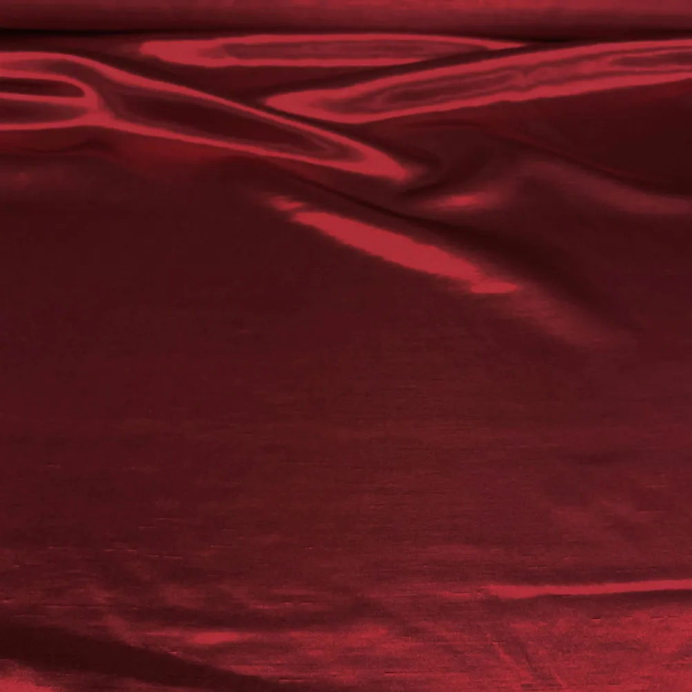 Shantung Satin (Reversible) Table Napkin in Burgundy