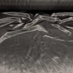 Shantung Satin (Reversible) Table Napkin in Charcoal