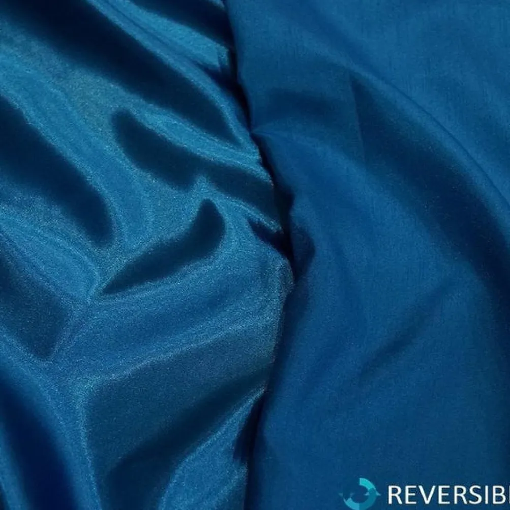 Shantung Satin (Reversible) Table Runner in Ocean Blue