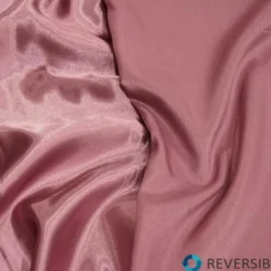 Shantung Satin (Reversible) Table Linen in Mauve