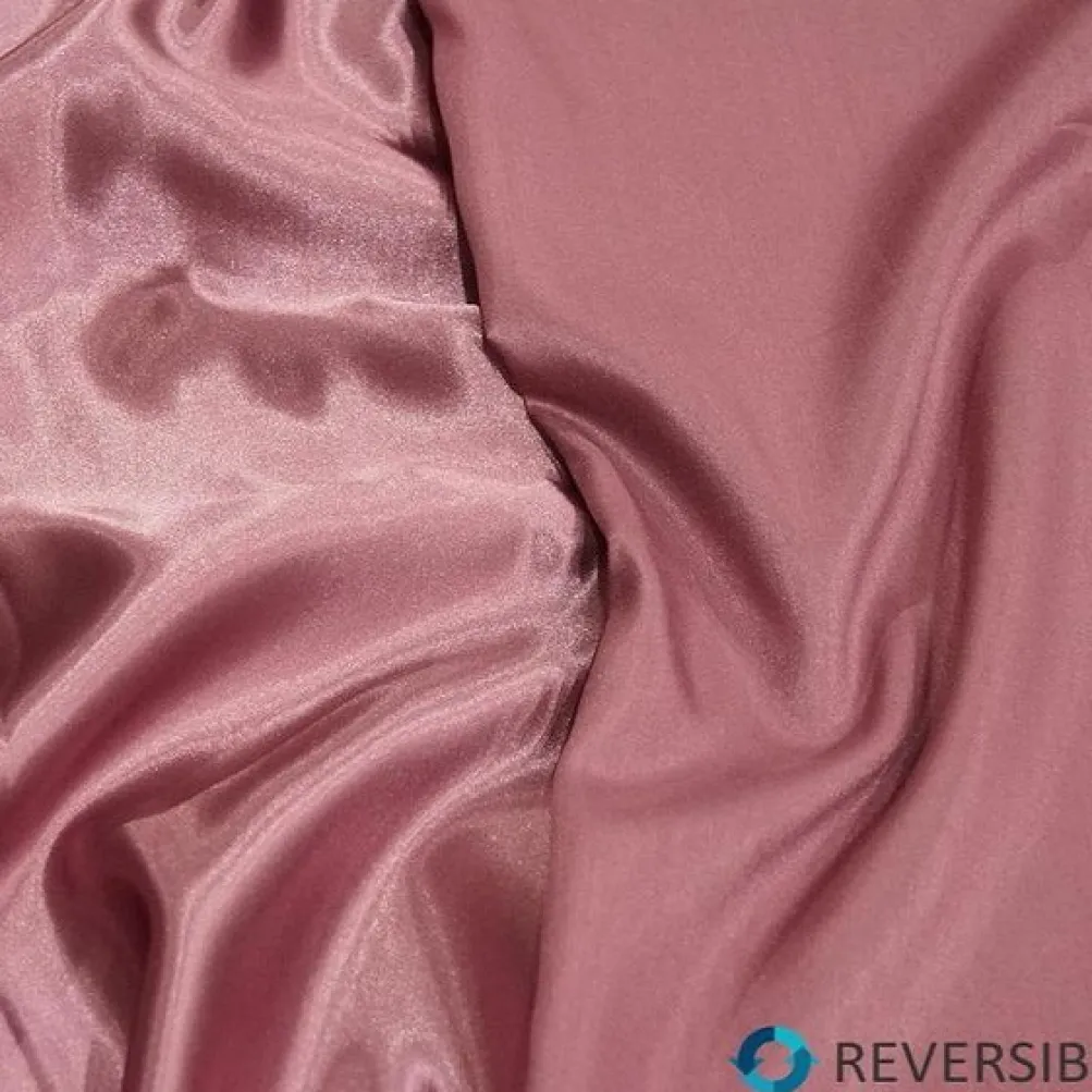 Shantung Satin (Reversible) Table Linen in Mauve