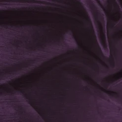 Shantung Satin (Reversible) Table Linen in Plum