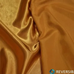 Shantung Satin (Reversible) Table Linen in Gold