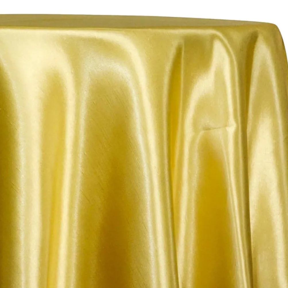 Shantung Satin (Reversible) Table Linen in Gold LT