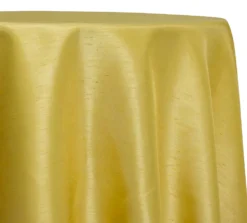 Shantung Satin (Reversible) Table Linen in Gold LT