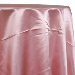 Shantung Satin (Reversible) Table Linen in Pink