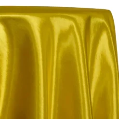 Shantung Satin (Reversible) Table Linen in Yellow