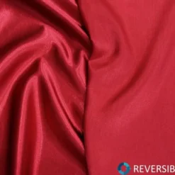 Shantung Satin (Reversible) Table Linen in Red DK
